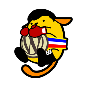 Rocky themed Wapuu from WordCamp Philly 2015