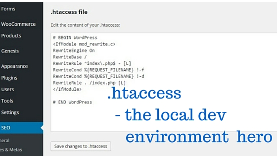 htaccess- the local dev environment hero