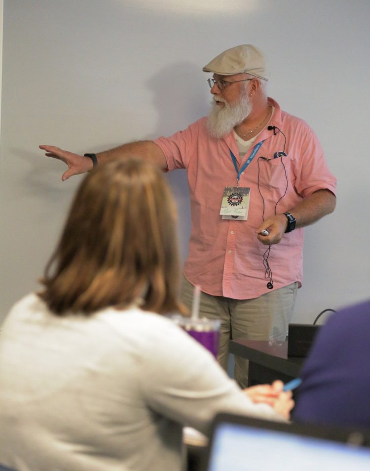Matt presenting at WordCamp Lehigh Valley 2018