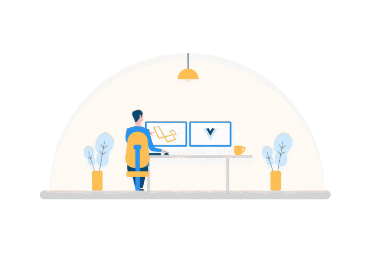 Programmers Viewing Multiple Screens